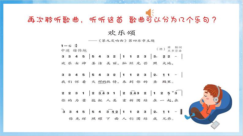 人音版音乐六年级下册第七单元第二课《欢乐颂》课件第6页