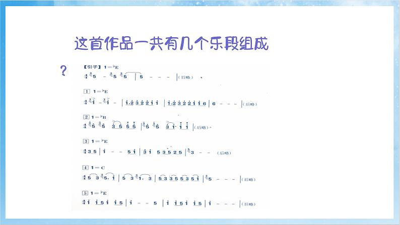 人音版音乐五年级下册第二单元第一课《北京喜讯到边寨》课件第7页