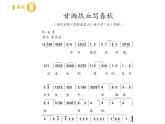 人教版小學音樂4下《甘灑熱血寫春秋》課件