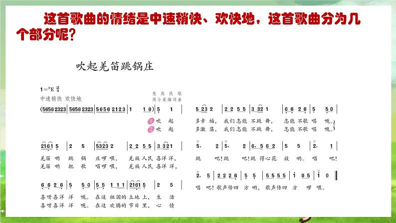 人教版音乐五年级下册第二单元《吹起羌笛跳锅庄》课件第6页