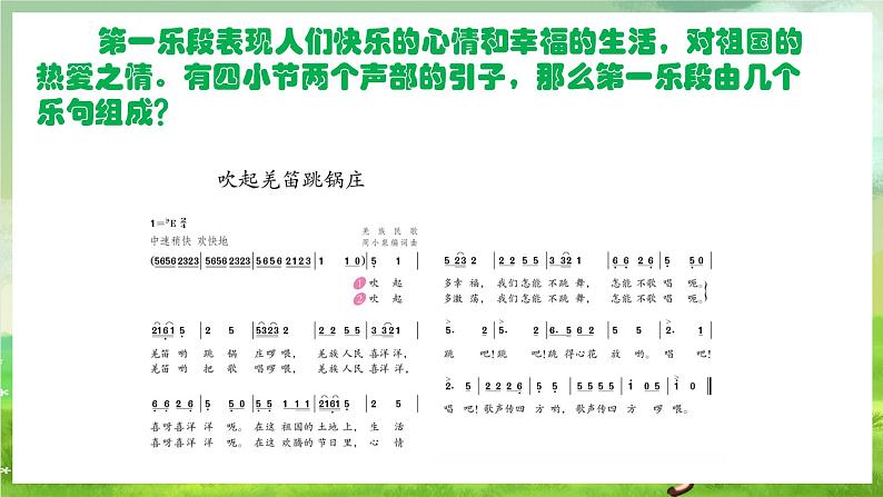 人教版音乐五年级下册第二单元《吹起羌笛跳锅庄》课件第8页