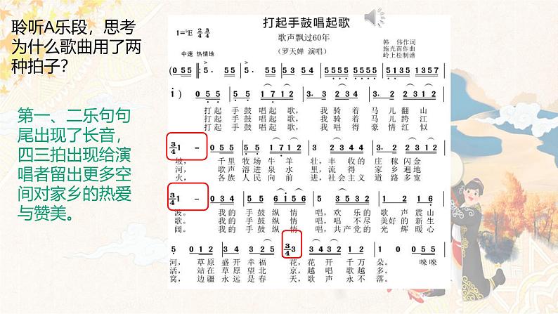 人音版小学五年级音乐下册第二单元《打起手鼓唱起歌》课件第7页