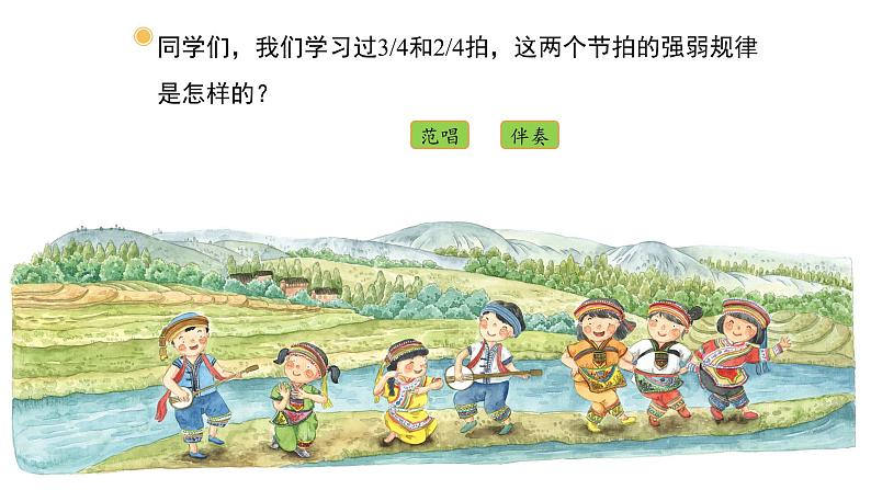 人教版小学音乐五年级下册 第二单元《阿喽喽》课件(五线谱)第4页