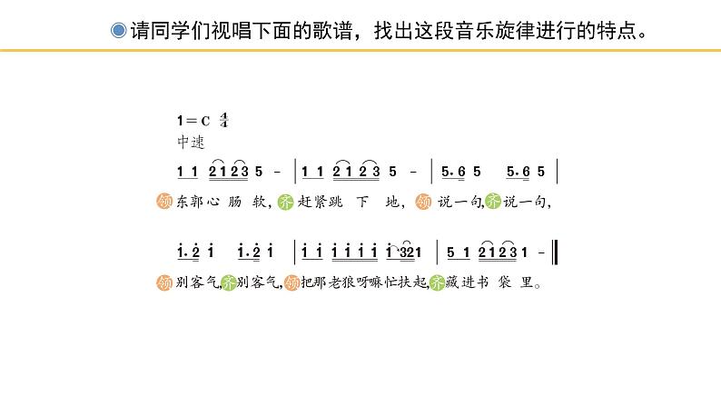 人教版小学音乐五年级下册 第六单元《东郭先生与狼(二)》课件(简谱)第8页