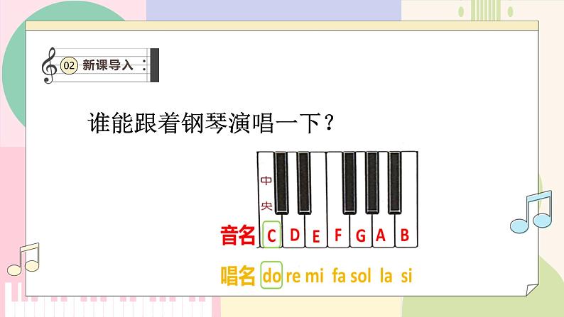 【新教材新课标】人教版音乐一年级上册-《do re mi之歌》课件第5页