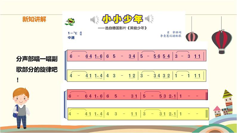 人音版小学音乐四年级下册 第2课《小小少年》课件第8页