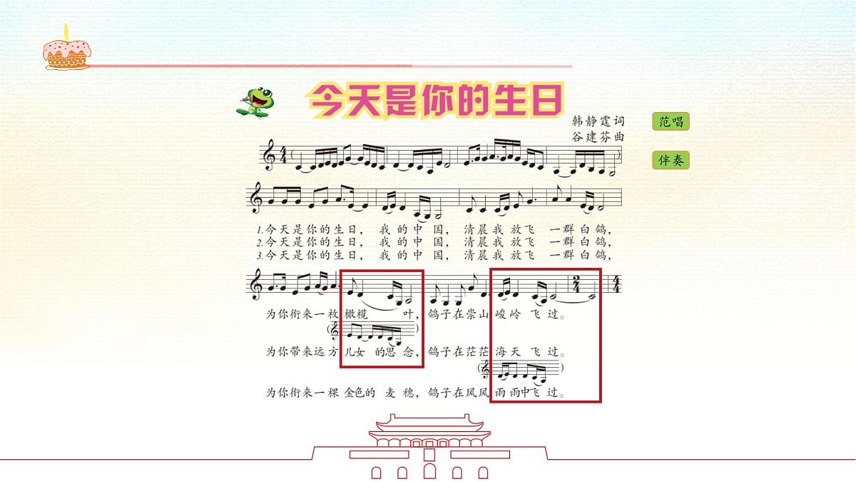 人音版（2024）小学音乐 六上第5课《今天是你的生日》课件第8页