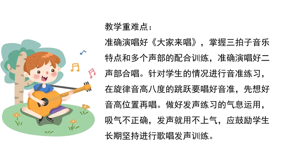 人音版小学音乐 四上第3课《大家来唱1》课件第5页