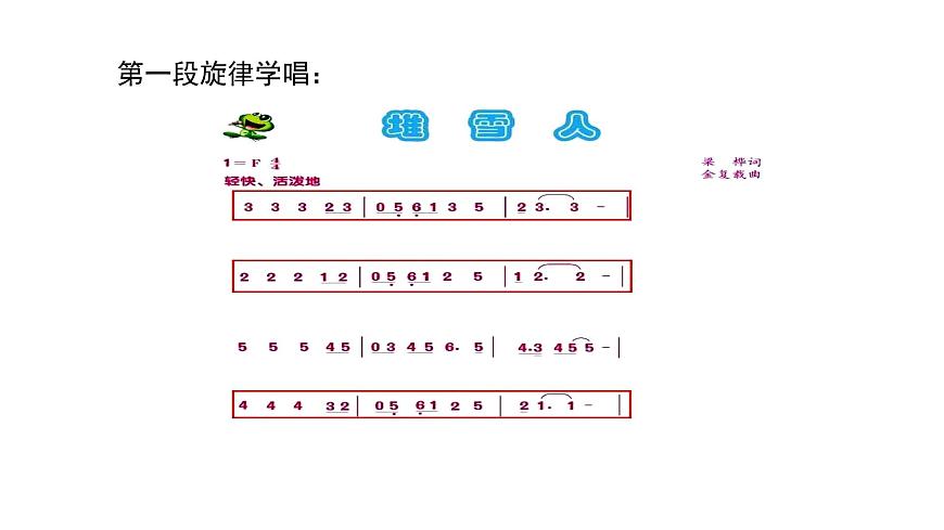 人音版小学音乐 五上第7课《堆雪人》课件第6页