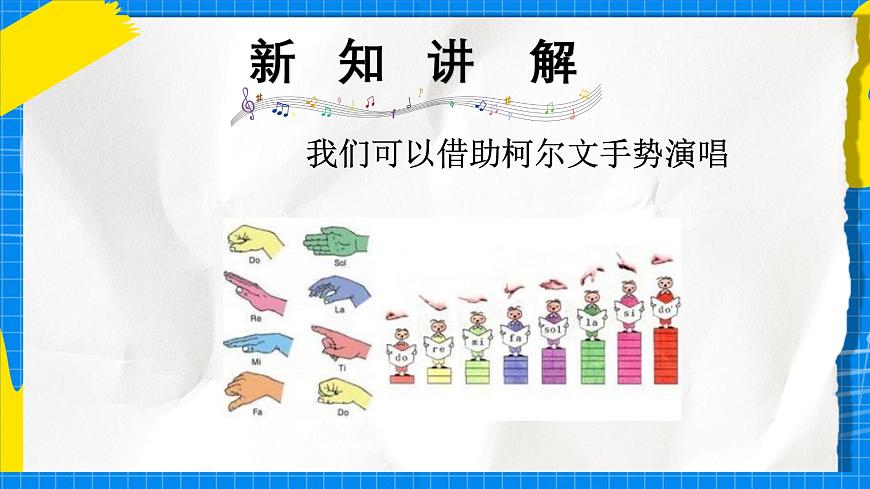 人教版小学一年级音乐上册第三单元第一课 《跟着小九学简谱》课件第5页