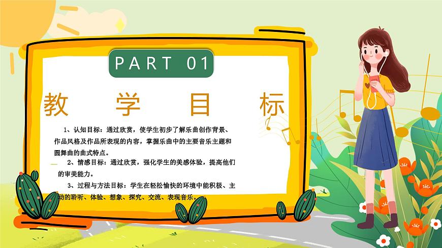 人教版小学五年级音乐上册第五单元第3课《蓝色多瑙河圆舞曲》课件第3页