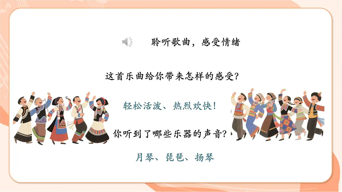 【新课标】西南大学版一年级下册第六单元第三课时《快乐的诺苏》第6页