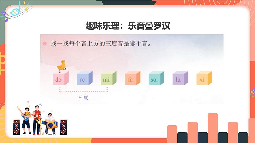 人教版小学音乐三年级上册第一单元《飞来的花瓣》《乐音叠罗汉》教学课件第6页