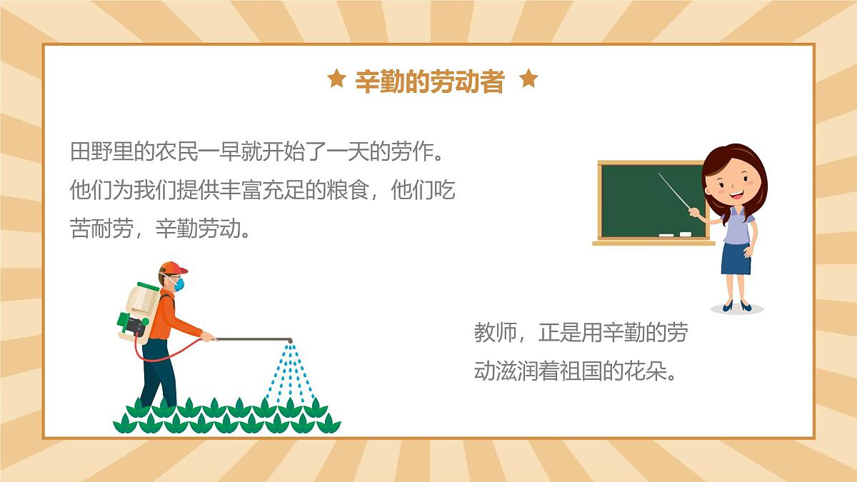人音版一年级上册音乐第七单元《劳动最光荣》课件（含音视频）第3页