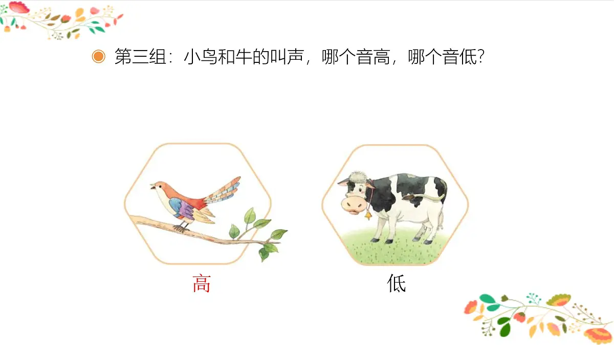 人音版一年级上册音乐第六单元《音的高低》课件（含音视频）第7页