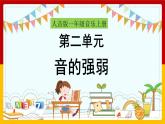 人音版（2024）一年級上冊音樂第二單元《音的強弱》課件+教案