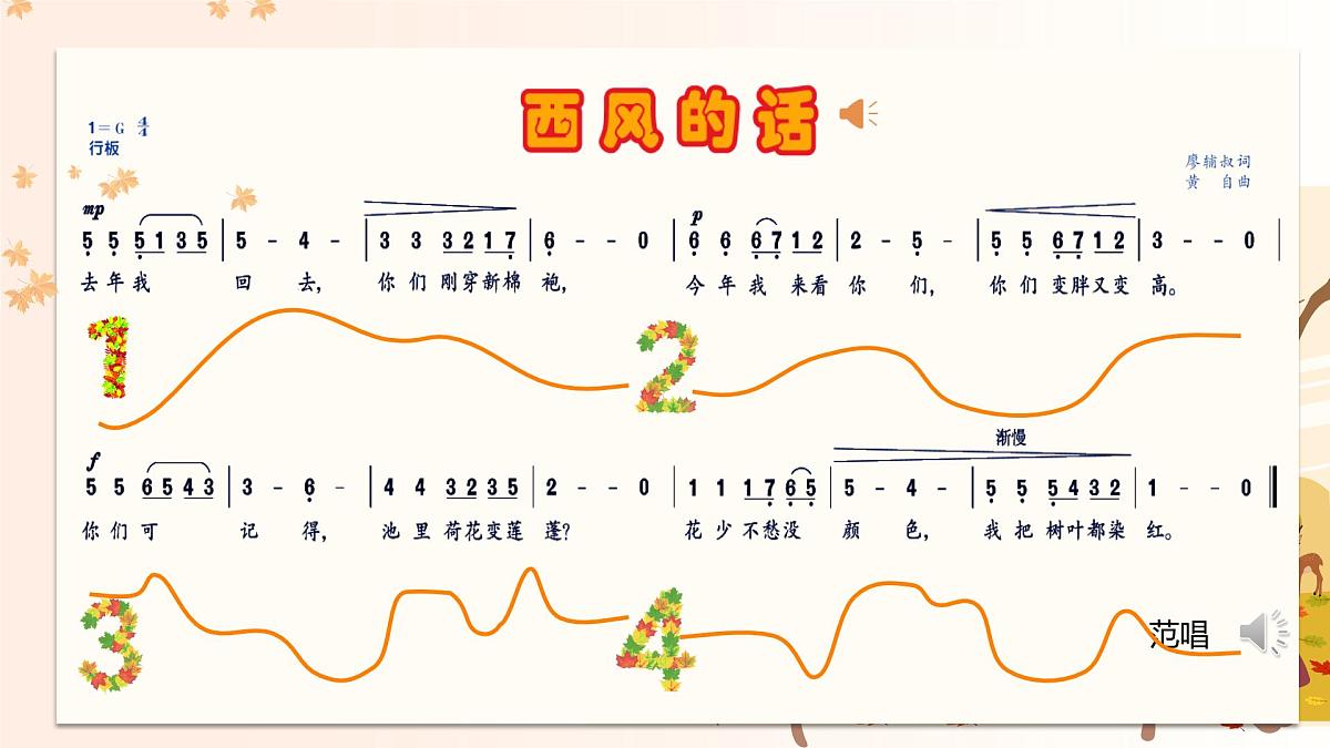 人音版（2024）三年级上册第六单元《西风的话》课件第8页