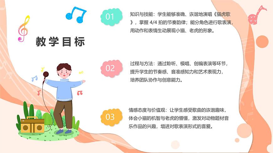 湘艺版小学音乐二年级上册第十一课《猫虎歌》课件第2页