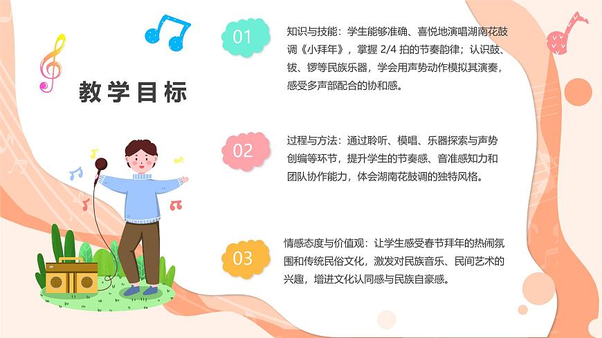 湘艺版小学音乐二年级上册第十二课《小拜年》课件第2页