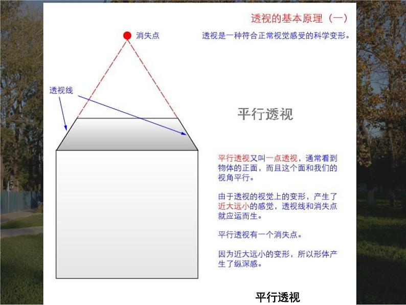 桂美版五年级下册美术《学一点儿透视知识》课件+教案+素材07