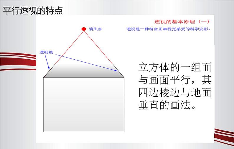 桂美版五年级下册美术《学一点儿透视知识》课件+教案+素材04