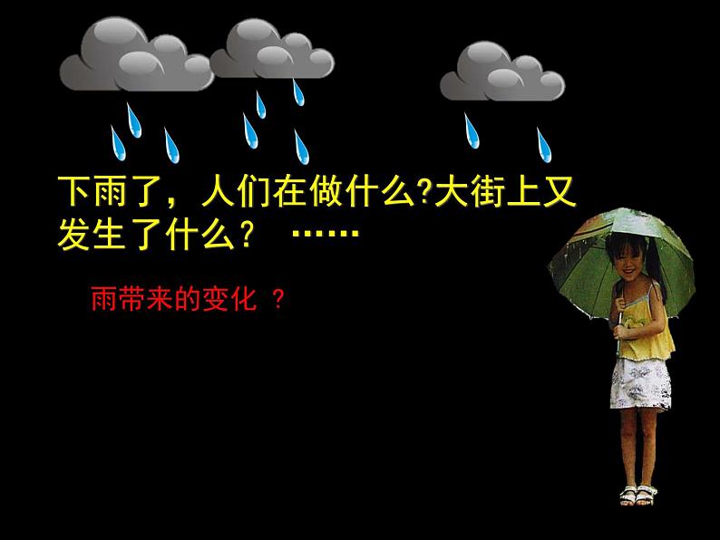 小学美术人美版二年级上学期同步课件6.下雨了 课件第6页