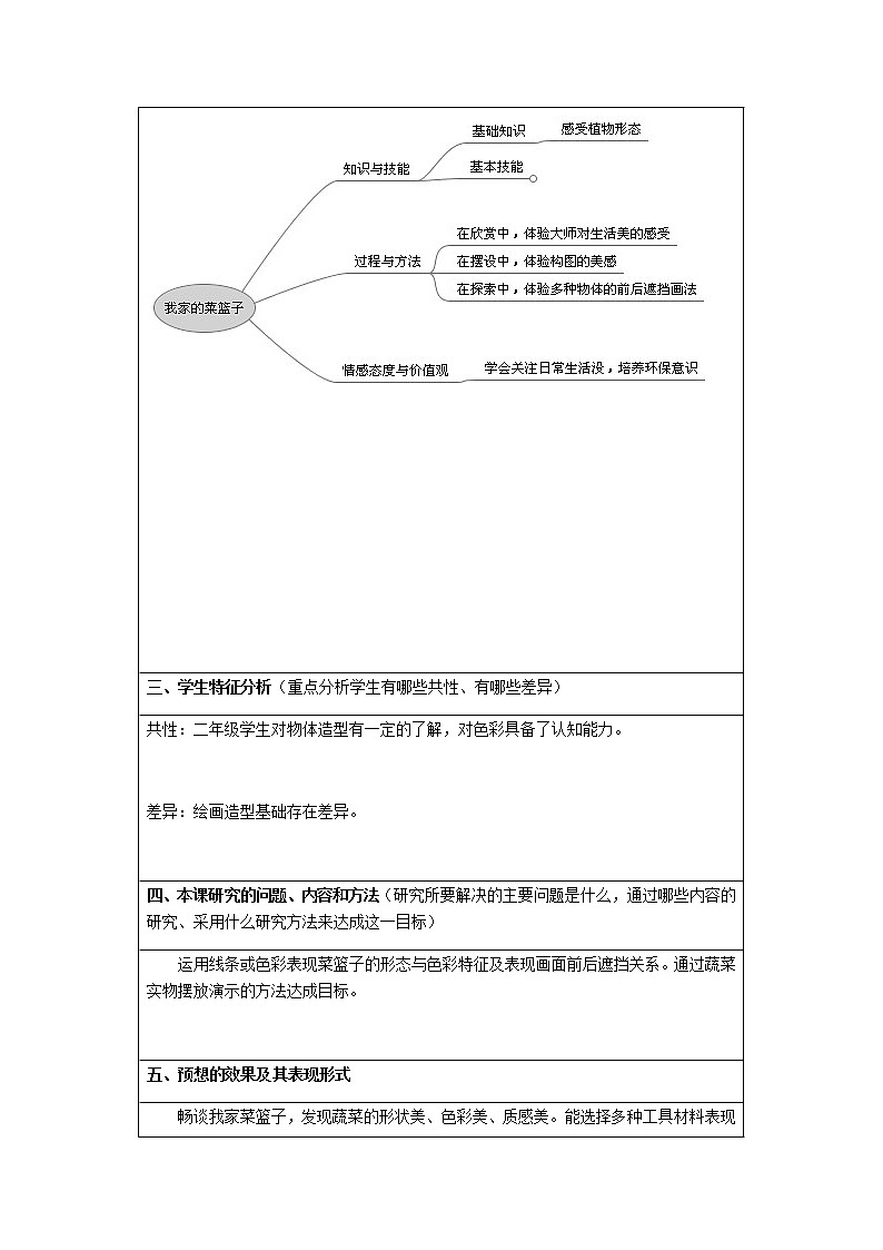 二年级美术上册教案-5. 瓜果飘香3-湘美版02