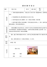 2020-2021学年1.我的小天地教学设计