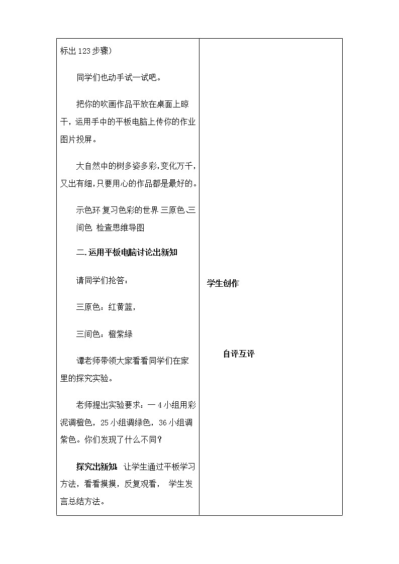 美术一年级上册教案-第20课　美丽的植物和动物2-人教版03