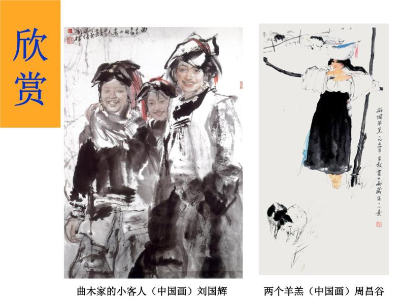 苏少版 六年级美术上册 10.水墨人物画 课件03