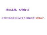 實(shí)物標(biāo)識(shí)PPT課件免費(fèi)下載