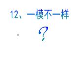 四年級(jí)美術(shù)上冊(cè)課件-12. 一模不一樣2-湘美版