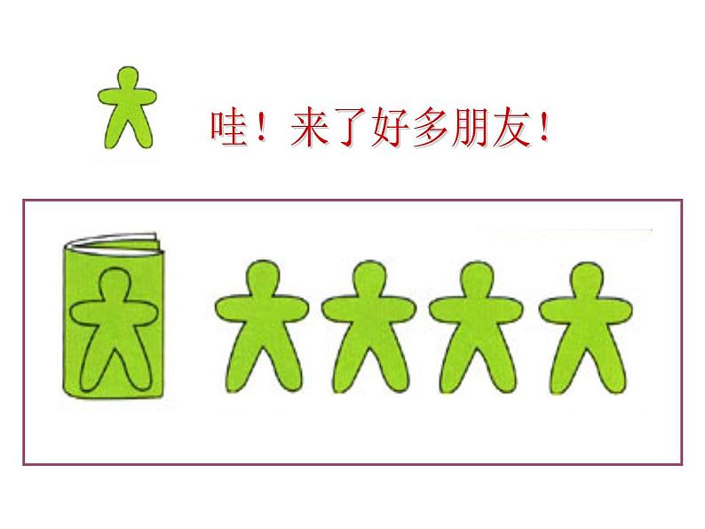 湘美版一年级美术上册 16.手拉手好朋友 课件PPT第3页