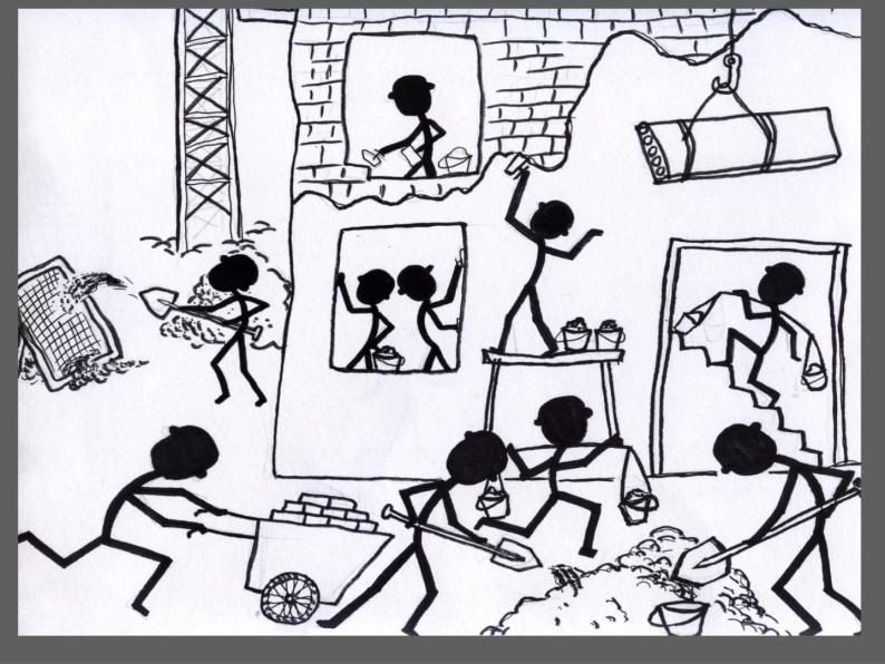 小学美术湘美版一年级上册第18课画画火柴人图片课件ppt