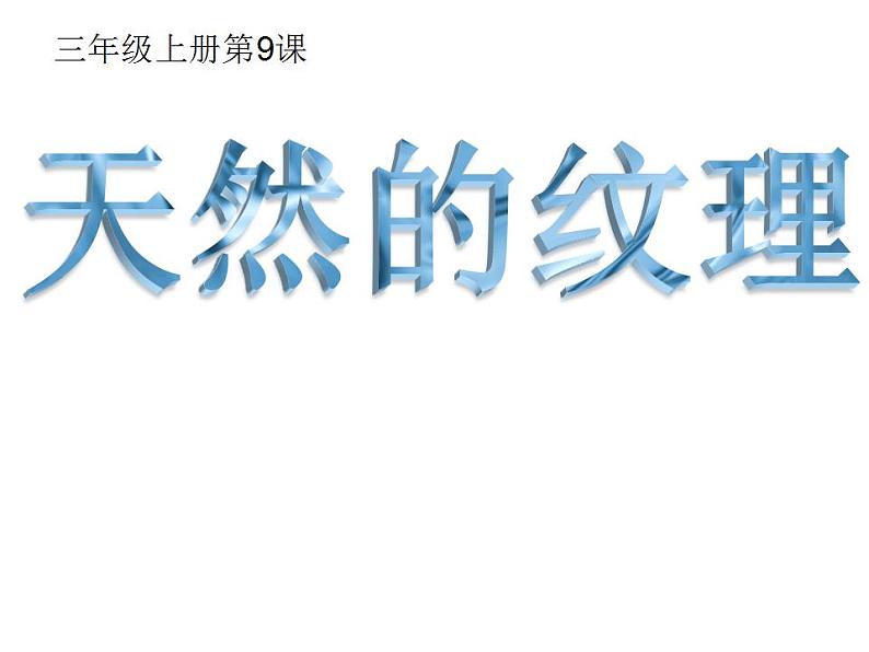 人教版小学三年级美术上册9天然的纹理 课件（10ppt）第3页