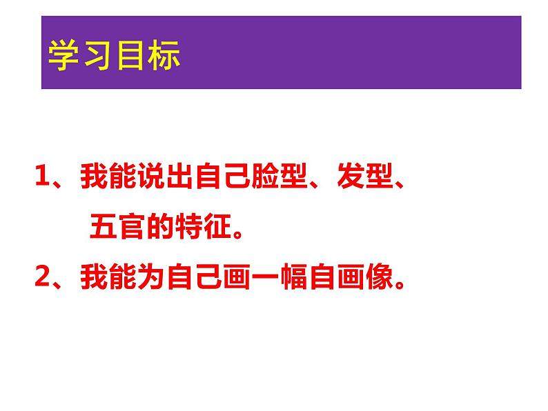 湘美版二年级美术上册 14.自画像课件PPT第6页