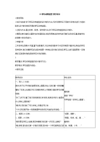 人美版三年级下学期15.卵石动物造型表格教案