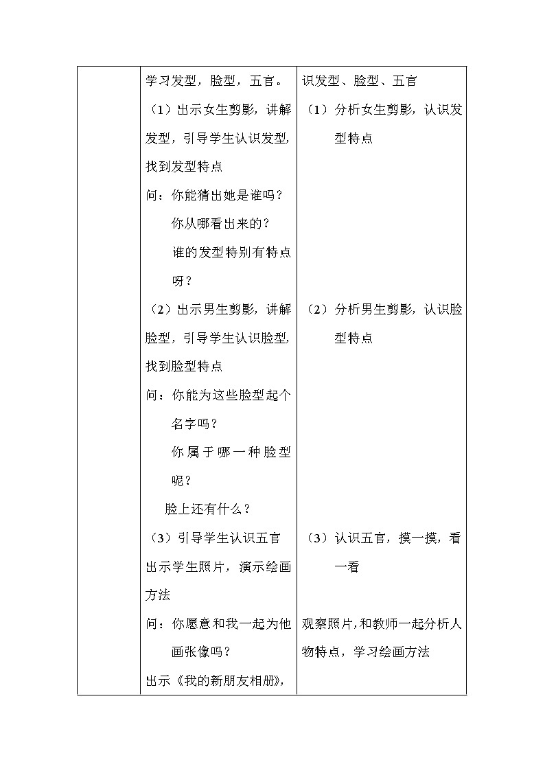 第10课　我的新朋友(2)（教案） 美术一年级上册-人教版02