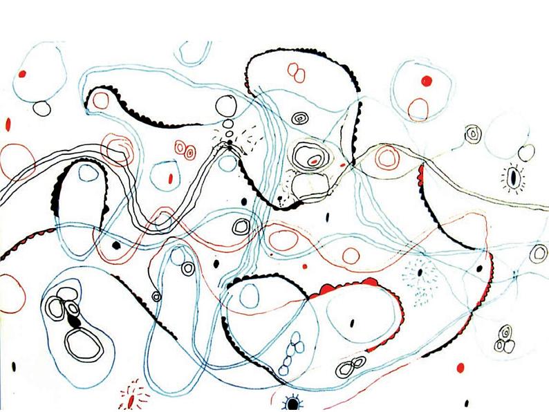 第3课　彩线连彩点（课件） 美术一年级上册-人教版03