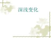 小學(xué)五年級(jí)上冊(cè)美術(shù)課件-5.深淺變化湘美版(9張)ppt課件