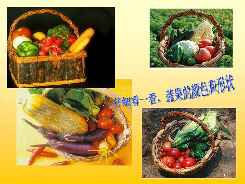 小学二年级上册美术课件-3.9我家的菜篮子-岭南版(25张)ppt课件第4页