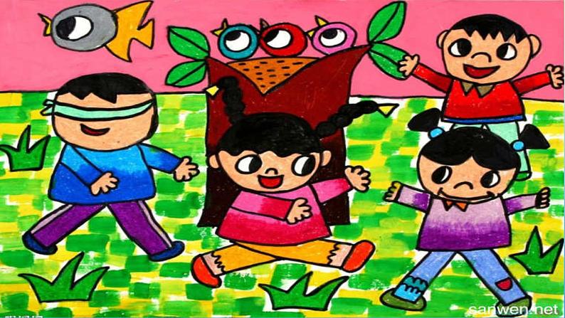 湘美版 美术一年级上册 16. 手拉手好朋友 课件第3页