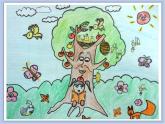 美术冀美版小学一年级下册1《画纸传传传》课件