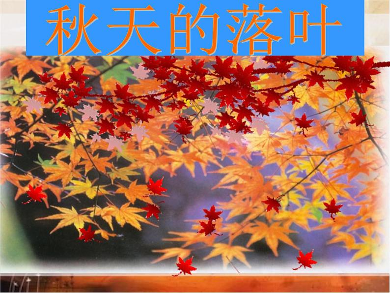 小学三年级下册美术课件-5.15秋天的落叶-岭南版(13张)ppt课件第2页