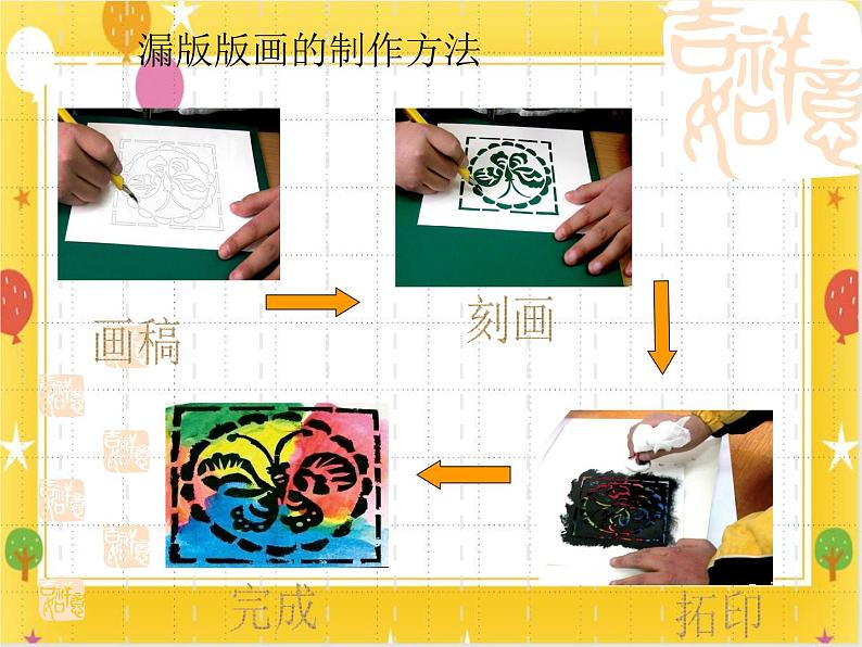 《漏印纸版画》课件第2页