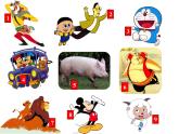 美術(shù)一年級(jí)上冊(cè)人美版 第12課 卡通明星總動(dòng)員(5)（課件）