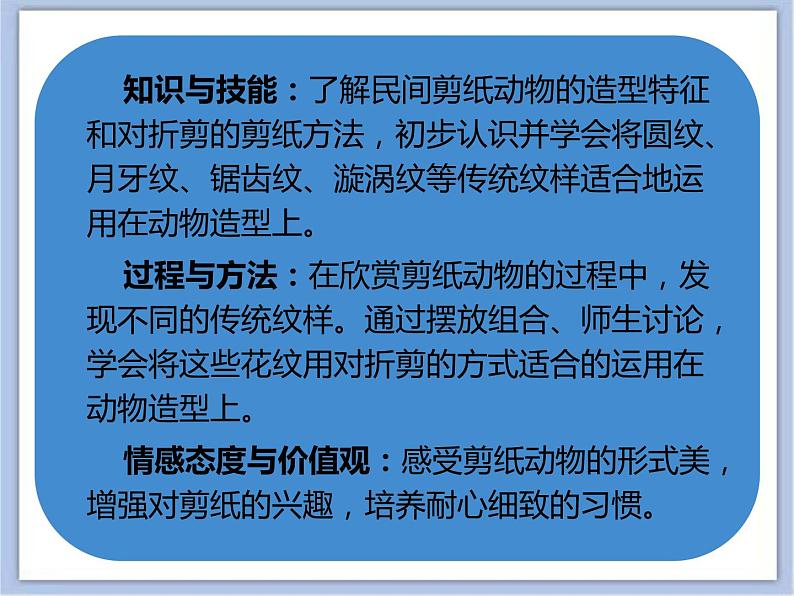 沪教版美术三下3.1剪出来的动物 优秀课件PPT第2页