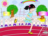 小學(xué)三年級(jí)下冊(cè)美術(shù)課件-3.10我喜歡的運(yùn)動(dòng)-嶺南版(12張)ppt課件