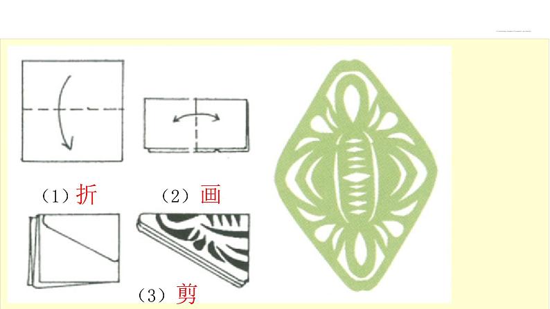 小学三年级下册美术课件-4.11剪团花-巧装饰-岭南版(14张)ppt课件第4页