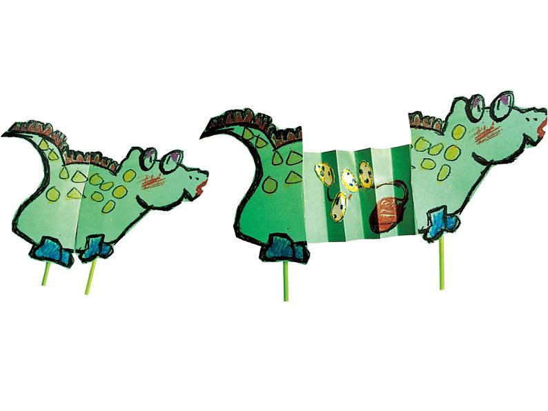 岭南版美术一年级下册 18. 会伸缩的“动物” 课件 教案05